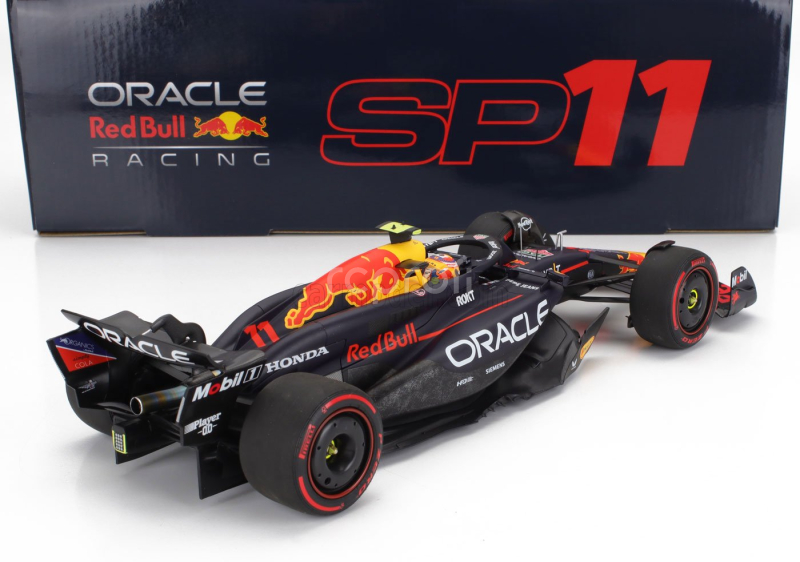 Minichamps Red bull F1  Rb20 Team Oracle Red Bull Racing N 11 Season 2024 Sergio Perez 1:18 Modrá Žlutá Červená