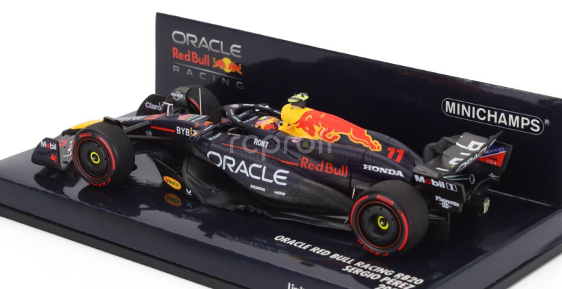 Minichamps Red bull F1  Rb20 Team Oracle Red Bull Racing N 11 Season 2024 Sergio Perez 1:43 Modrá Žlutá Červená