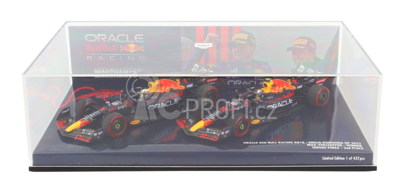 Minichamps Red bull F1 Set dvou modelů 1:43, tmavě modrá