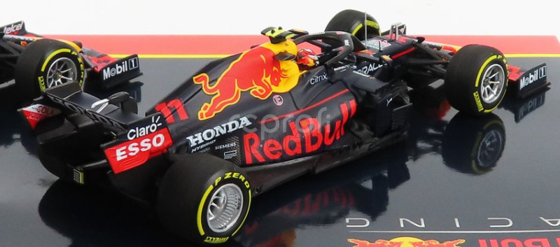 Minichamps Red bull Set F1  2x F1  Rb16b Honda Ra620h Team Red Bull Racing N 33 Max Verstappen 2021 World Champion + N 11 2021 Sergio Perez 1:43 Matná Modrá Žlutá Červená