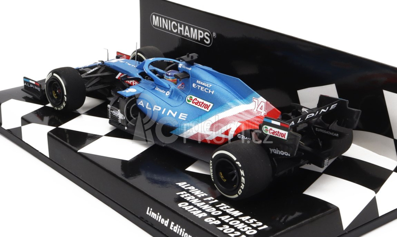 Minichamps Renault F1 A521 Renault E-tech 20b Team Alpine N 14 1:43, modrá