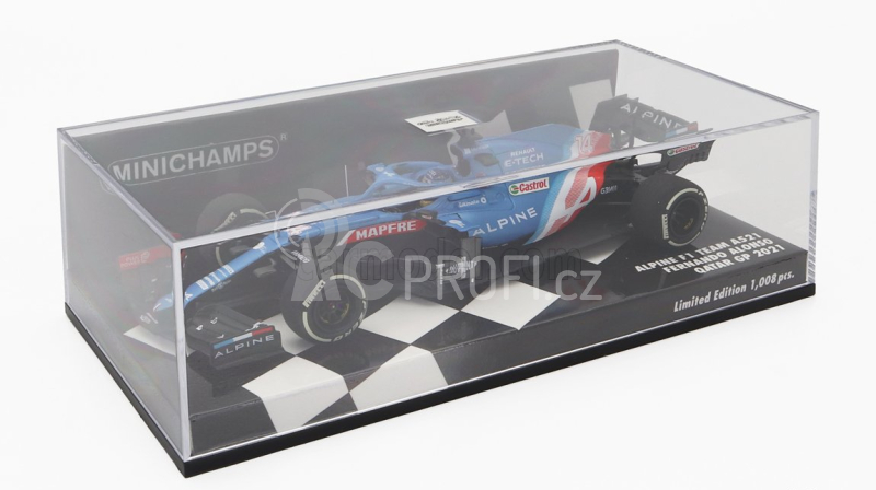 Minichamps Renault F1 A521 Renault E-tech 20b Team Alpine N 14 1:43, modrá