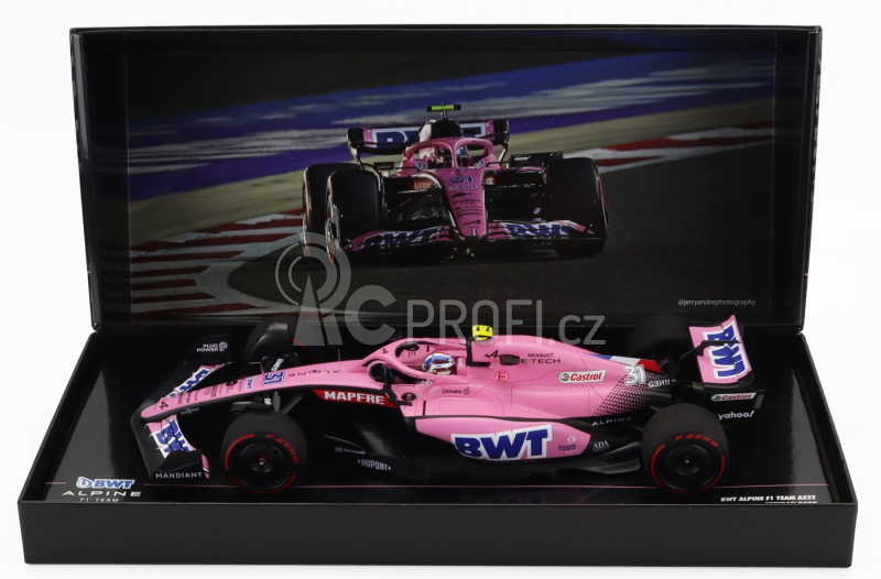 Minichamps Renault F1 A522 Team Alpine Bwt N 31 1:18, růžová