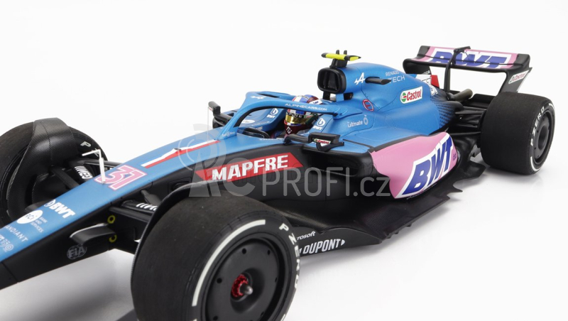 Minichamps Renault F1 A522 Team Alpine Bwt N 31 1:18, modrá