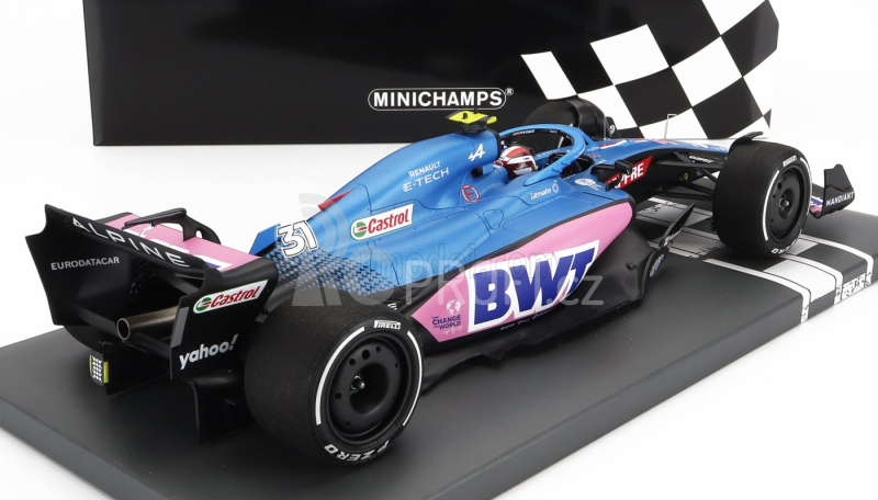 Minichamps Renault F1 A522 Team Alpine Bwt N 31 1:18, modrá