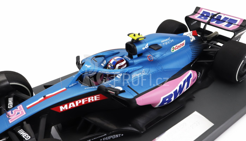 Minichamps Renault F1 A522 Team Alpine Bwt N 31 1:18, modrá