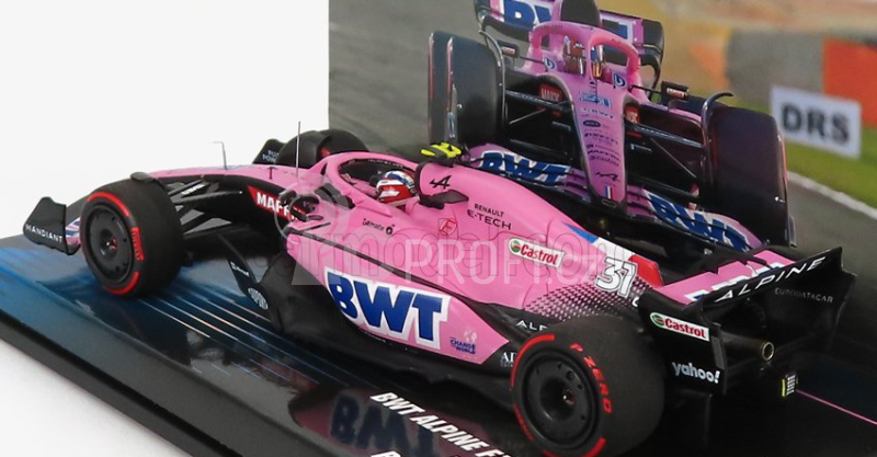 Minichamps Renault F1 A522 Team Alpine Bwt N 31 Bahrain Gp 2022 1:43, růžová