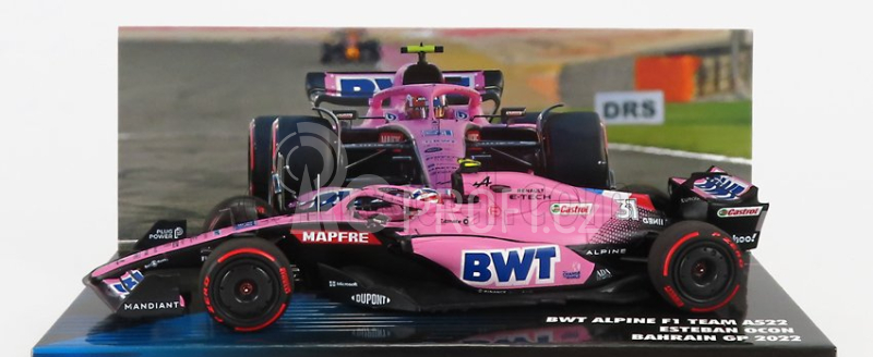 Minichamps Renault F1 A522 Team Alpine Bwt N 31 Bahrain Gp 2022 1:43, růžová