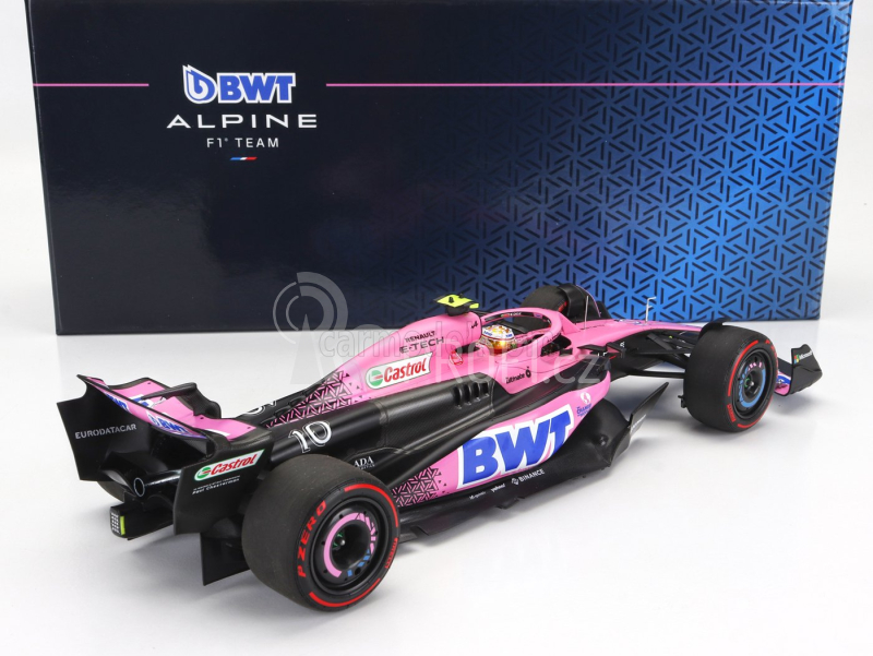 Minichamps Renault F1 A523 Team Bwt Alpine N 10 1:18, růžová