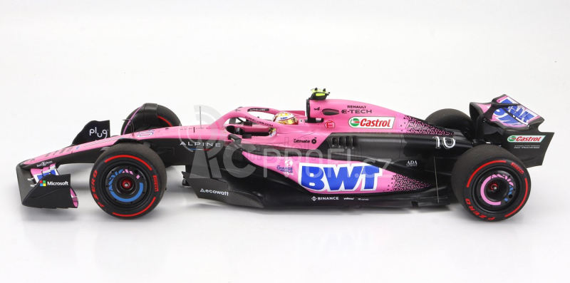 Minichamps Renault F1 A523 Team Bwt Alpine N 10 1:18, růžová