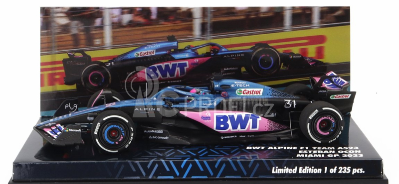 Minichamps Renault F1 A523 Team Bwt Alpine N 31 1:43, modrá
