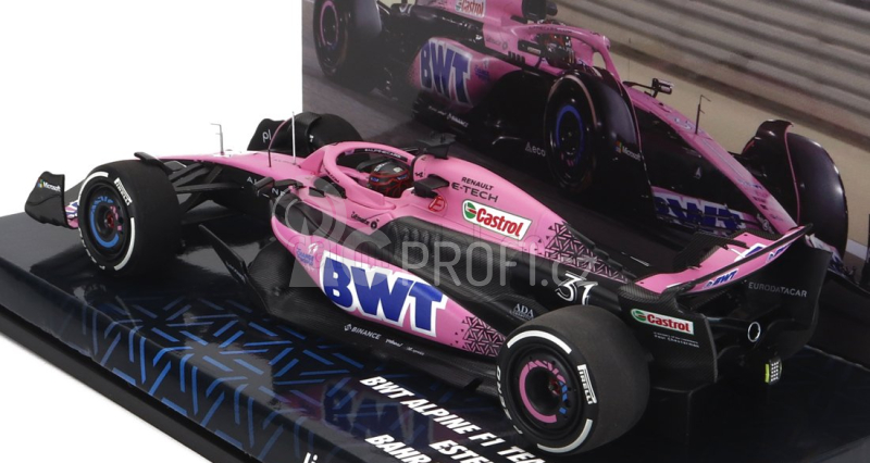 Minichamps Renault F1 A523 Team Bwt Alpine N 31 Bahrain Gp 2023 1:43, růžová
