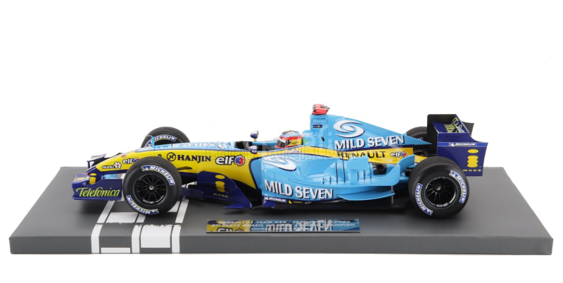 Minichamps Renault F1 R25 Team Renault F1 N 1 World Champion 3rd Brazil Gp 2005 Fernando Alonso 1:18 Světle Modrá Žlutá