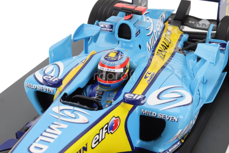 Minichamps Renault F1 R25 Team Renault F1 N 1 World Champion 3rd Brazil Gp 2005 Fernando Alonso 1:18 Světle Modrá Žlutá