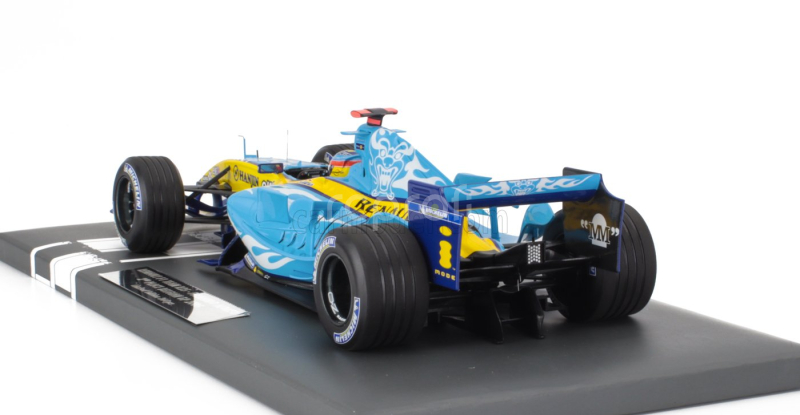 Minichamps Renault F1  R25 Team Renault F1 N 5 World Champion 2nd Belgium Gp 2005 Fernando Alonso 1:18 Světle Modrá Žlutá