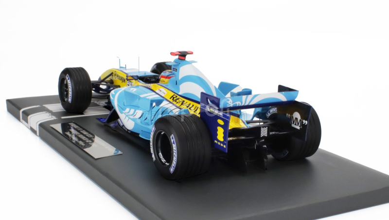 Minichamps Renault F1  R25 Team Renault N 1 World Champion Winner French Gp 2005 Fernando Alonso 1:18 Světle Modrá Žlutá