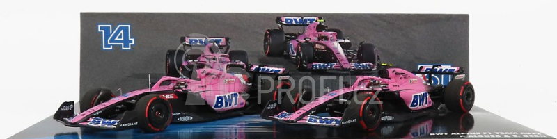 Minichamps Renault F1 Set dvou modelů 1:43, růžová