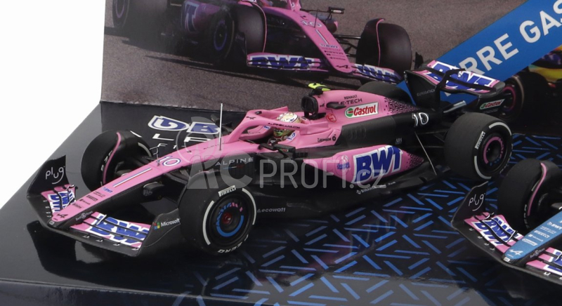 Minichamps Renault Set dvou modelů 1:43, růžová a modrá