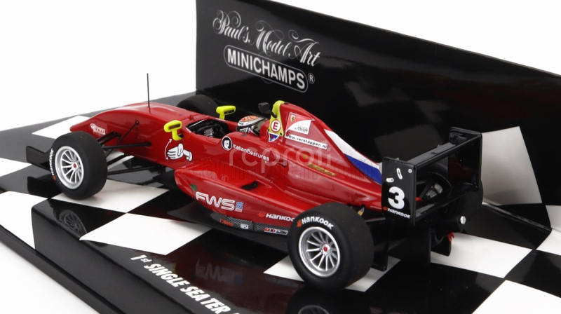 Minichamps Tatuus Fa010b N 3 First Single Seater Race Florida Winter Series 26.01.2014 Max Verstappen 1:43 Red