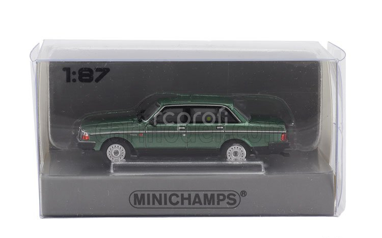Minichamps Volvo 240gl 1986 1:87 Green Met