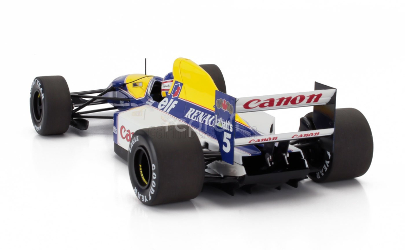 Minichamps Williams F1  Fw14b Renault N 5 World Champion Season 1992 Nigel Mansell 1:18 Modrá Žlutá Bílá