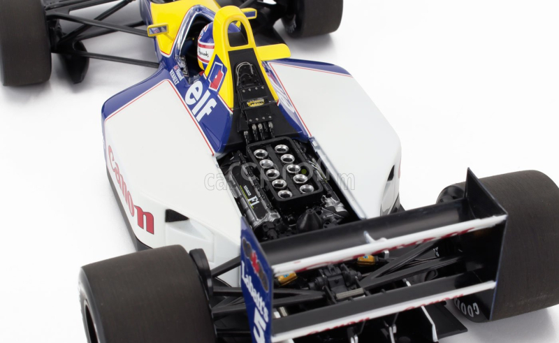 Minichamps Williams F1  Fw14b Renault N 5 World Champion Season 1992 Nigel Mansell 1:18 Modrá Žlutá Bílá