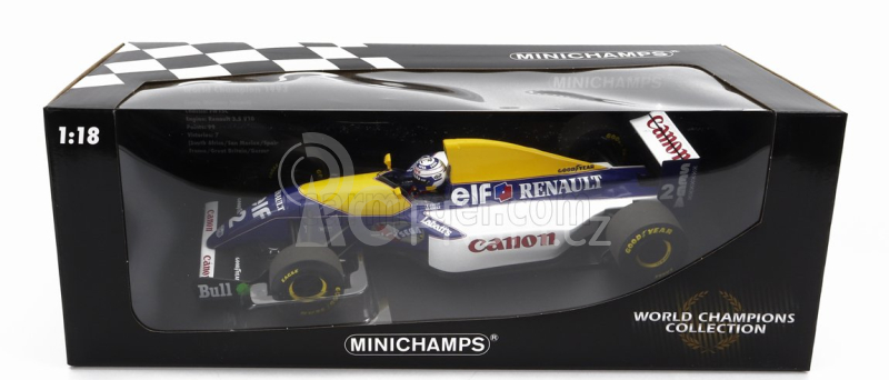 Minichamps Williams F1 Fw15c Renault N 2 World Champion Season 1993 1:18