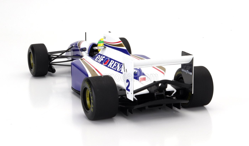 Minichamps Williams F1  Fw16 Team Rothmans Renault N 2 San Marino Gp Dirty Version 1994 Ayrton Senna 1:18 Modrá Bílá