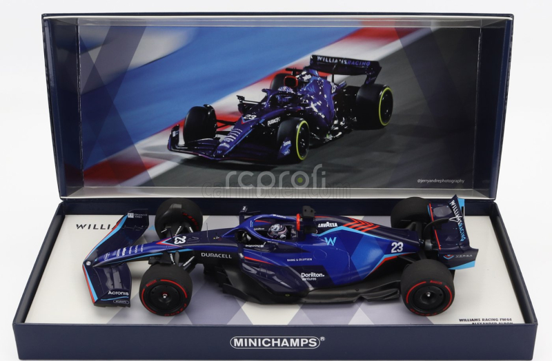 Minichamps Williams F1 Fw44 Team Williams Racing N 23 Bahrain Gp 2022 Alexander Albon 1:18 Blue