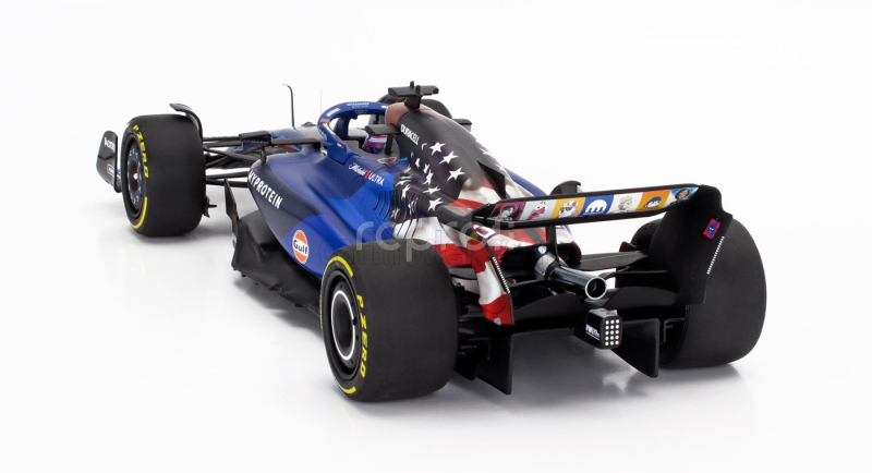 Minichamps Williams F1  Fw45 Team Williams Racing Gulf N 23 Austin Usa Gp 2023 Alexander Albon 1:18 Modrá Černá