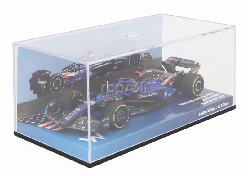 Minichamps Williams F1  Fw45 Team Williams Racing Gulf N 23 Austin Usa Gp 2023 Alexander Albon 1:43 Modrá Černá