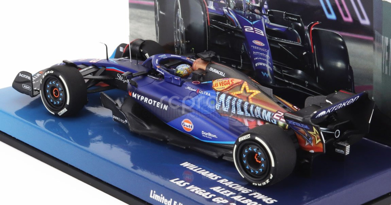 Minichamps Williams F1  Fw45 Team Williams Racing Gulf N 23 Las Vegas Usa Gp 2023 Alexander Albon 1:43 Modrá Černá