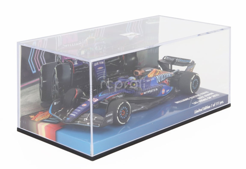 Minichamps Williams F1  Fw45 Team Williams Racing Gulf N 23 Las Vegas Usa Gp 2023 Alexander Albon 1:43 Modrá Černá