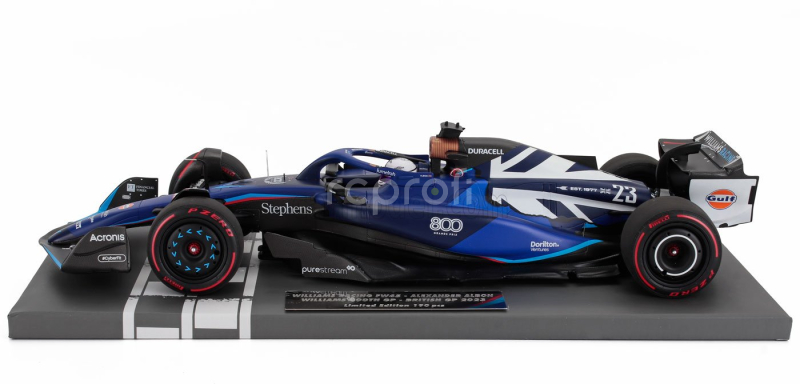 Minichamps Williams F1  Fw45 Team Williams Racing N 23 (800th Gp) British Gp 2023 Alexander Albon 1:18 Blue