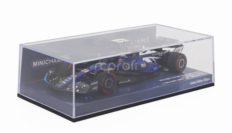 Minichamps Williams F1  Fw45 Team Williams Racing N 23 (800th Gp) British Gp 2023 Alexander Albon 1:43 Blue