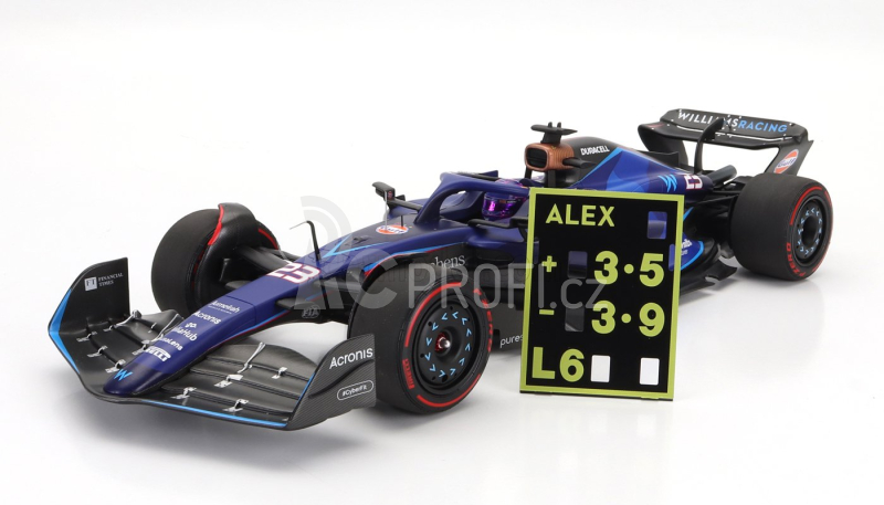 Minichamps Williams F1  Fw45 Team Williams Racing N 23 Season 2023 Alexander Albon 1:18 Blue