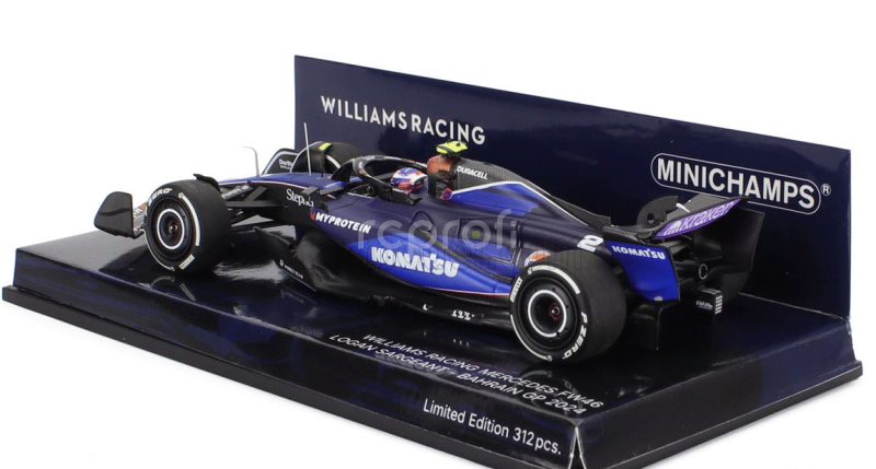 Minichamps Williams F1  Fw46 Team Williams Racing N 2 Season 2024 Logan Sargeant 1:43 2 Tóny Modré
