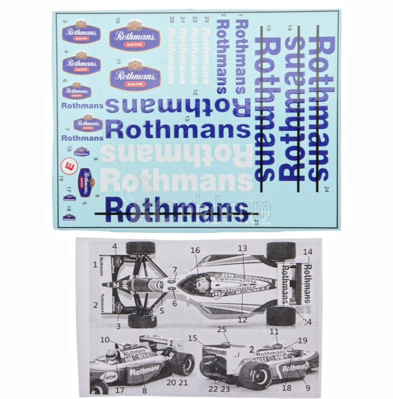 Minichamps Williams F1  Renault Elf Fw16 N 2 Pole Position Japan Pacific Gp 1994 Ayrton Senna 1:12 Modrá Bílá
