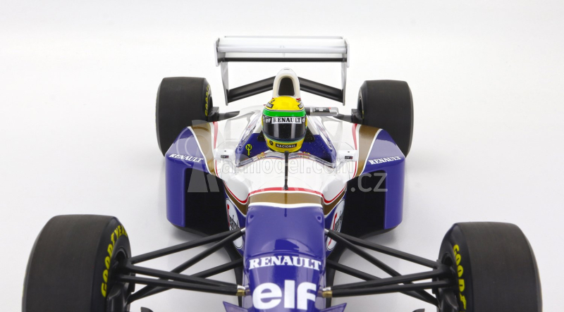 Minichamps Williams F1  Renault Elf Fw16 N 2 Pole Position Japan Pacific Gp 1994 Ayrton Senna 1:12 Modrá Bílá