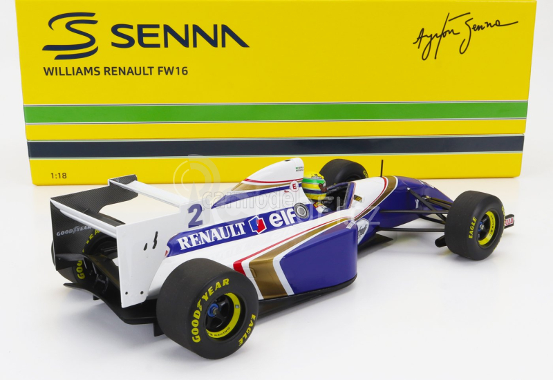 Minichamps Williams F1 Renault Elf Fw16 N 2 1:18, modrobílá
