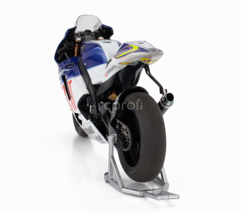 Minichamps Yamaha Yzr-m1 Team Fiat World Champion N 46 Motogp Season Dirty Version 2009 Valentino Rossi 1:12 Modrá Bílá