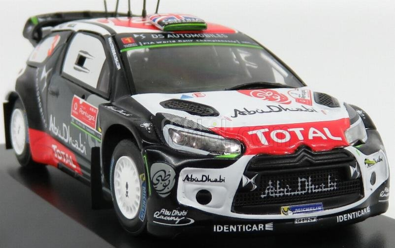 Minipartes Citroen Ds3 Wrc Abu Dhabi N 3 Rally Of Portugal 2015 K.meeke - P.nagle 1:43 Bílá Černá Červená