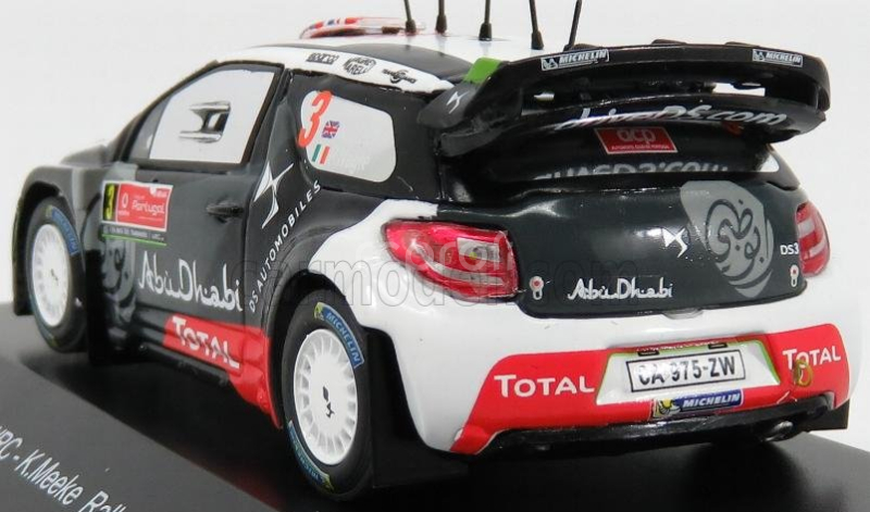 Minipartes Citroen Ds3 Wrc Abu Dhabi N 3 Rally Of Portugal 2015 K.meeke - P.nagle 1:43 Bílá Černá Červená