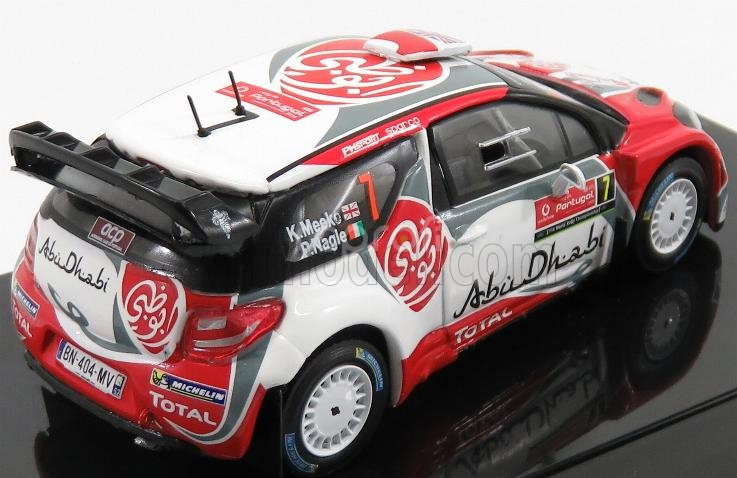 Minipartes Citroen Ds3 Wrc Team Total Abu Dhabi N 7 Winner Rally Portugal 2016 K.meeke - P.nagle 1:43 Červená Bílá
