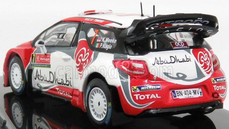 Minipartes Citroen Ds3 Wrc Team Total Abu Dhabi N 7 Winner Rally Portugal 2016 K.meeke - P.nagle 1:43 Červená Bílá
