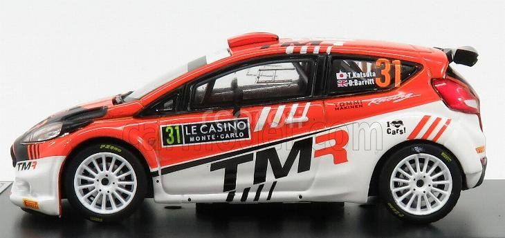 Minipartes Ford england Fiesta R5 N 31 Rally Montecarlo 2019 T.katsuta - D.barrit 1:43 Oranžová Bílá