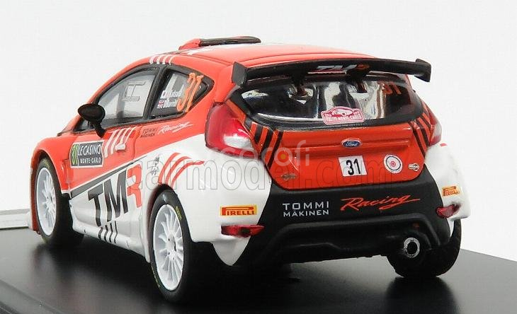 Minipartes Ford england Fiesta R5 N 31 Rally Montecarlo 2019 T.katsuta - D.barrit 1:43 Oranžová Bílá