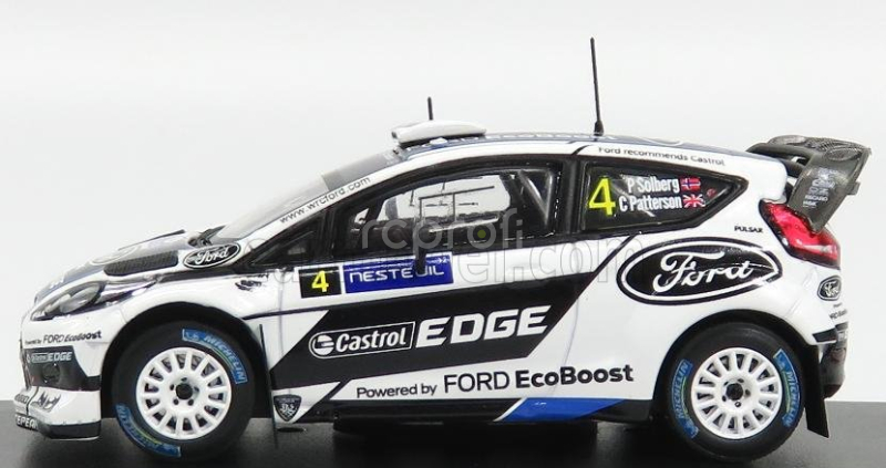Minipartes Ford england Fiesta Rs Wrc N 4 Rally Finland 2012 P.solberg - C.patterson 1:43 Bílá Černá