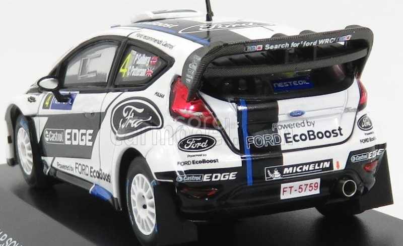 Minipartes Ford england Fiesta Rs Wrc N 4 Rally Finland 2012 P.solberg - C.patterson 1:43 Bílá Černá