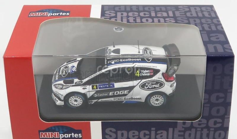 Minipartes Ford england Fiesta Rs Wrc N 4 Rally Finland 2012 P.solberg - C.patterson 1:43 Bílá Černá